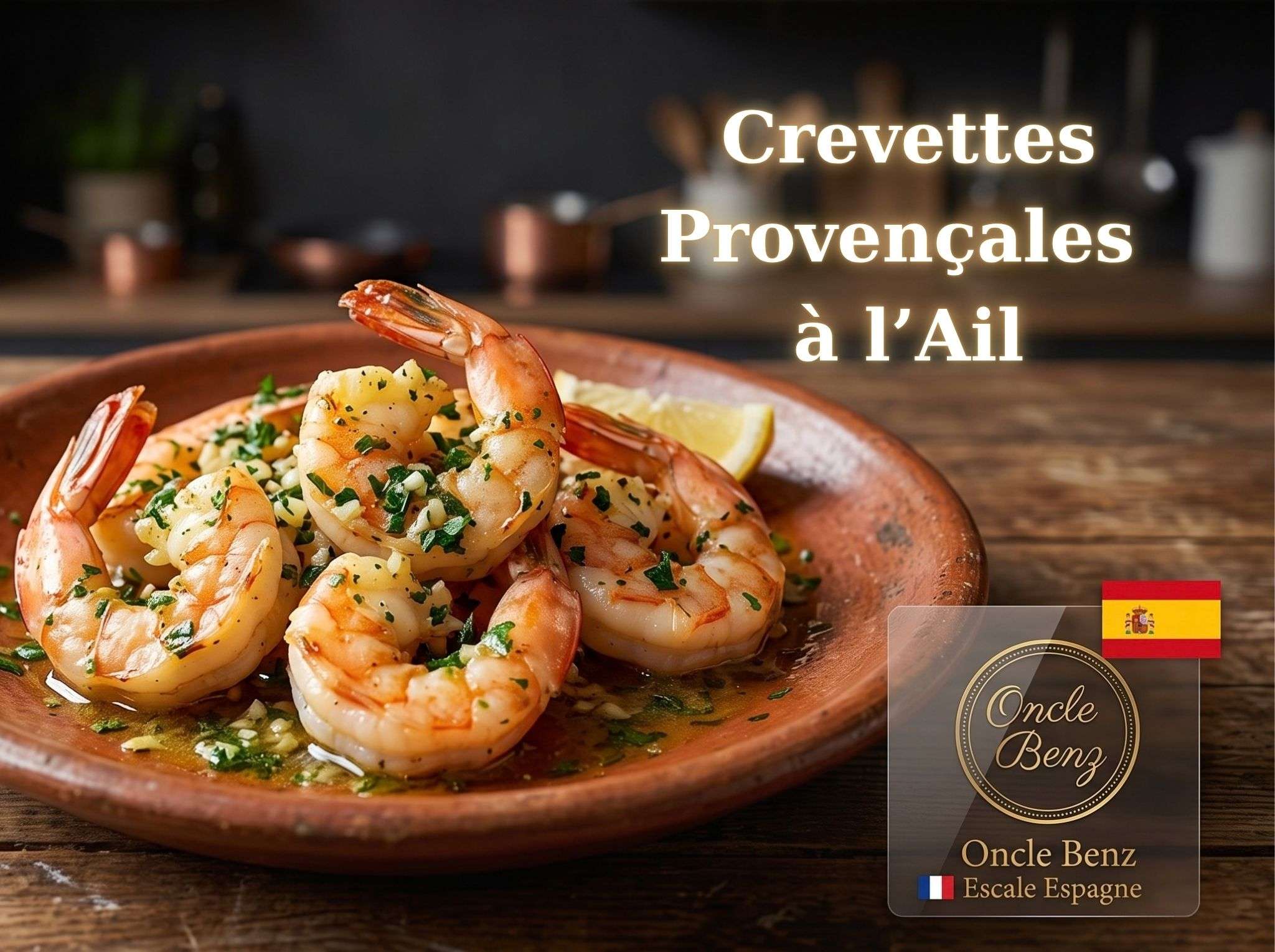 Crevettes Provençales à l’Ail