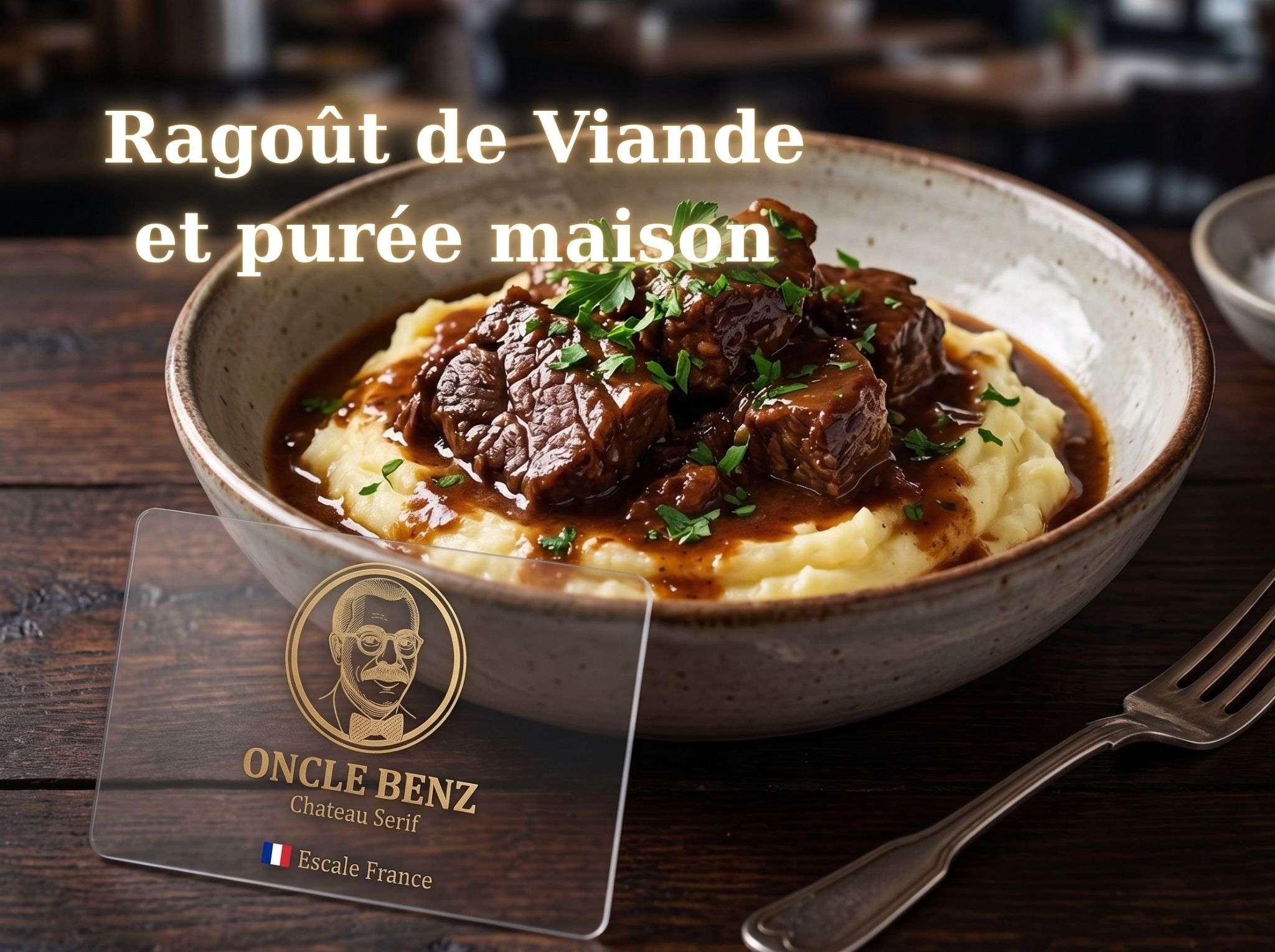 Ragoût de Viande & Purée Maison