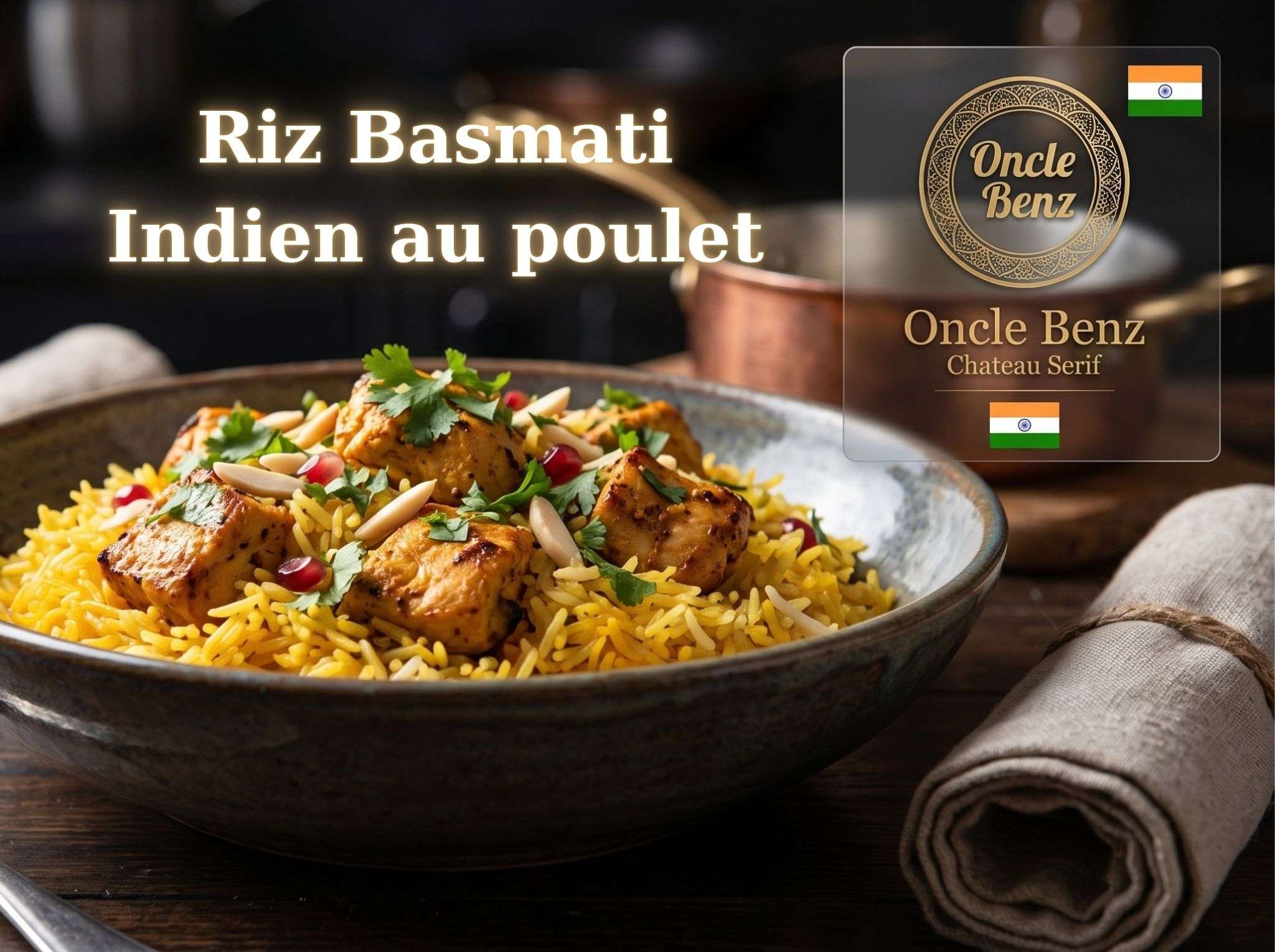 Riz Basmati Indien au Poulet